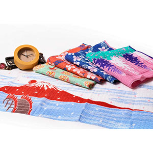 ボディタオル レトロ温泉 3名様