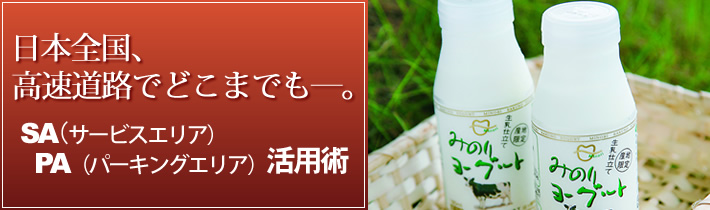 日本全国、高速道路でどこまでもー。SA(サービスエリア)PA(パーキングエリア)活用術